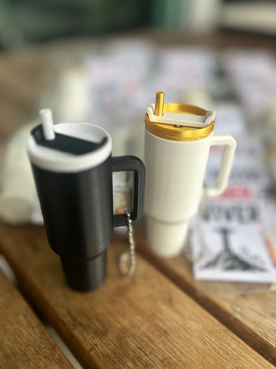 Chaveiro mini copo Stanley em 3D – impressão 3D personalizada UP Criativa, João Pessoa