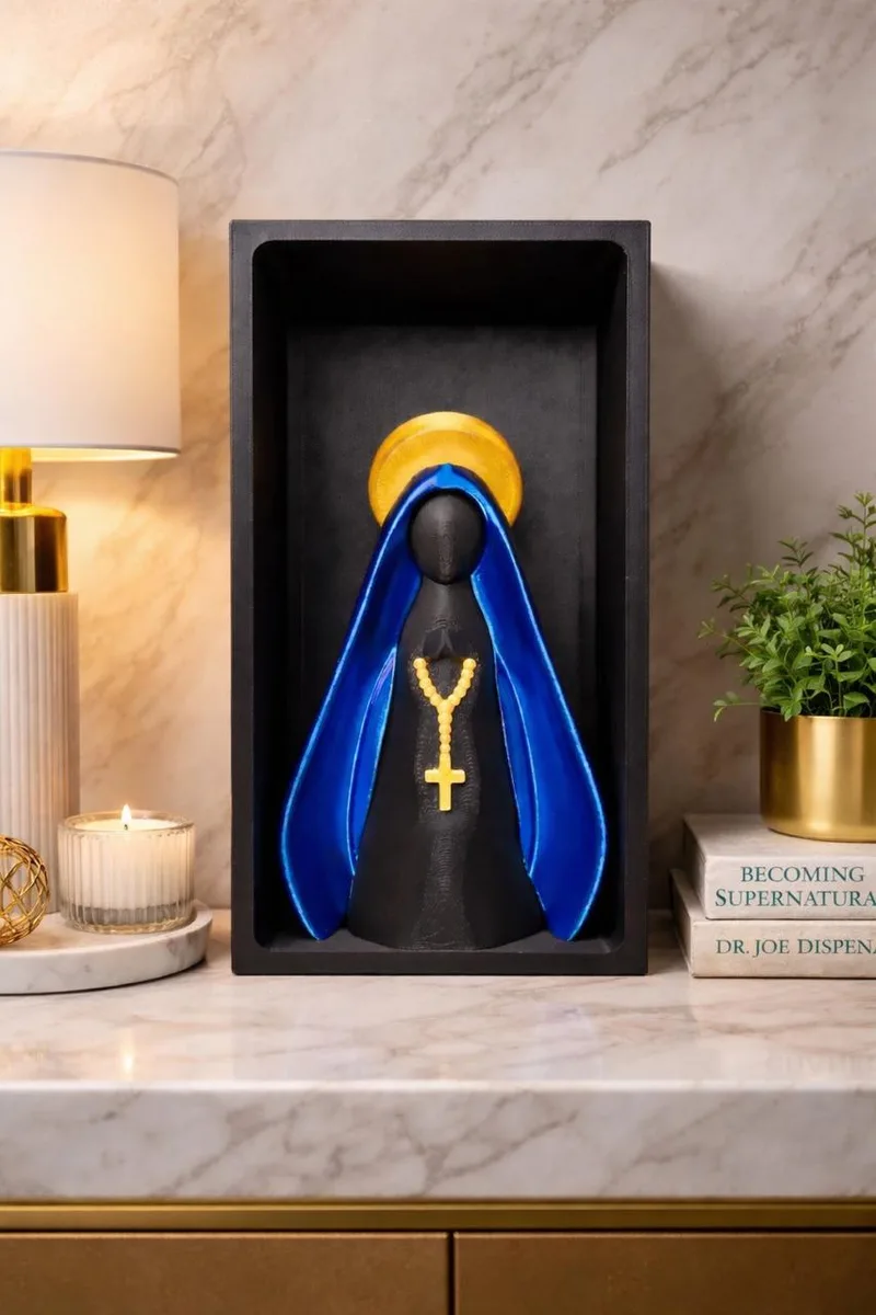 Imagem de santa em 3D – impressão 3D personalizada UP Criativa, João Pessoa