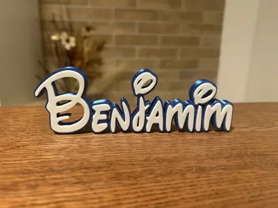 Nome personalizado em 3D – impressão 3D personalizada UP Criativa, João Pessoa