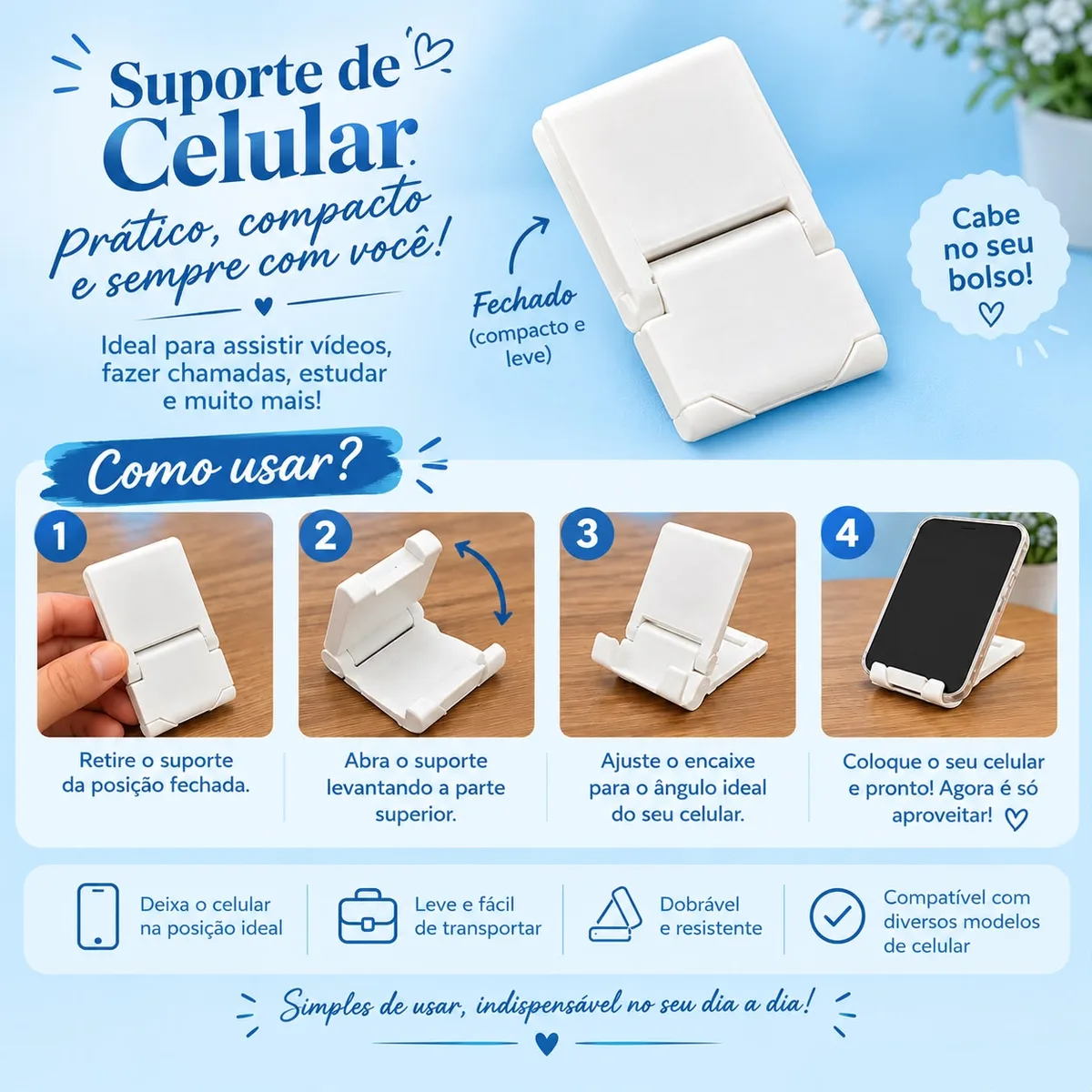 Porta-celular em 3D – impressão 3D personalizada UP Criativa, João Pessoa